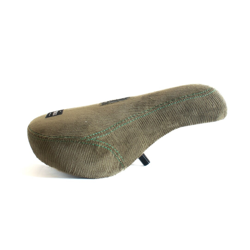 Tempered 70's Corduroy Green Pivotal BMX Seat