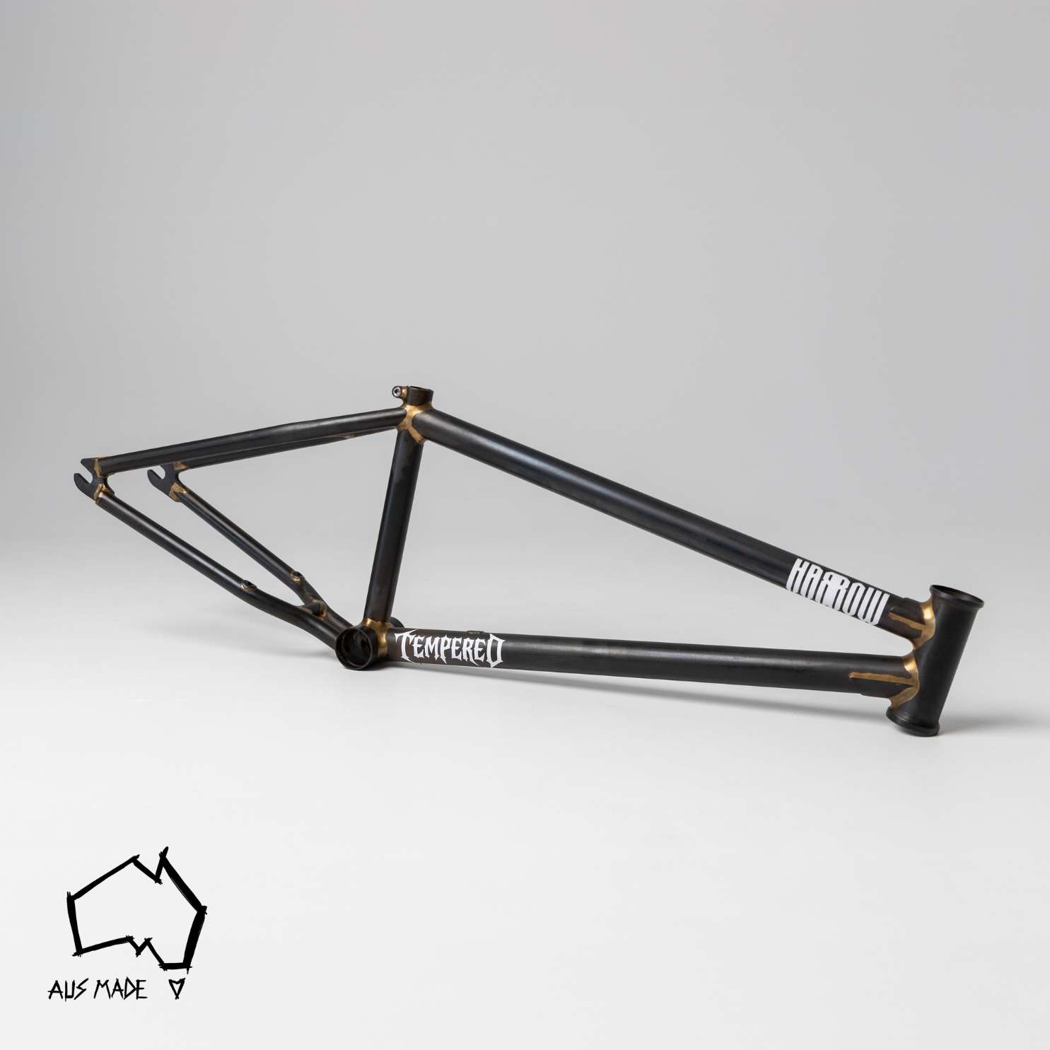 Tempered Harrow BMX Frame - AUS MADE