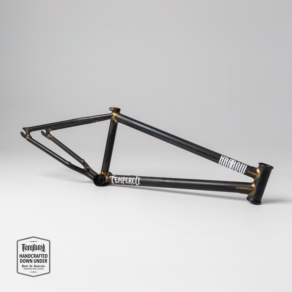Tempered Harrow BMX Frame - HANDCRAFTED DOWN UNDER