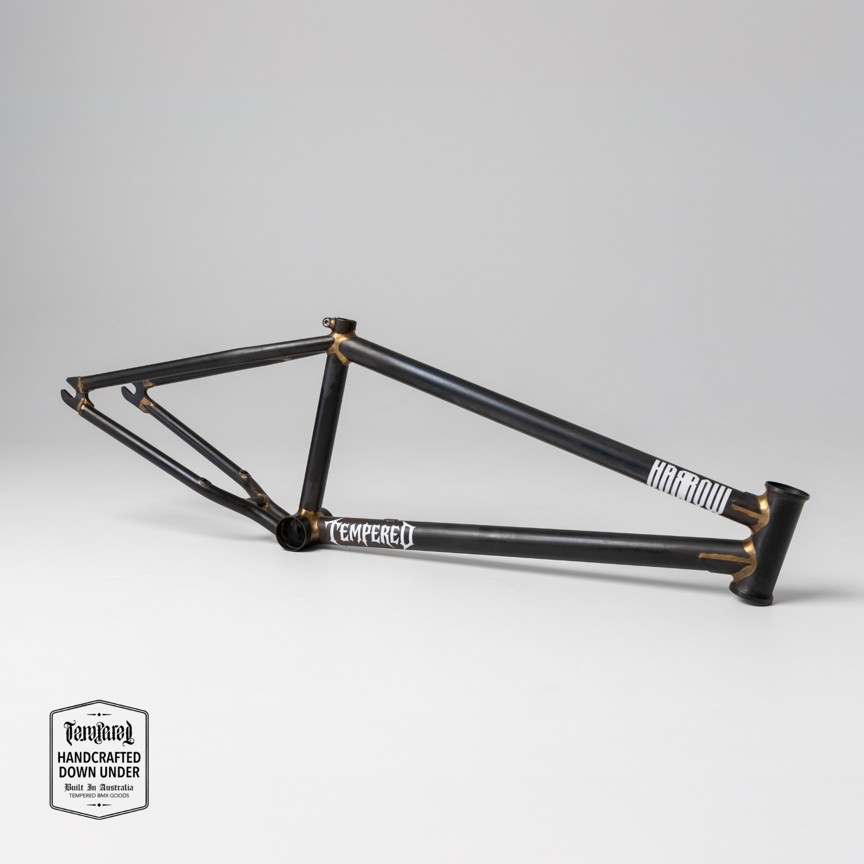Tempered Harrow BMX Frame - HANDCRAFTED DOWN UNDER