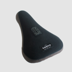 Tempered Black / Brown Pleather Pivotal BMX Seat