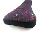 Tempered Purple / Pink Marble Pivotal BMX Seat