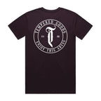 Tempered Logo BMX Tee - Plum