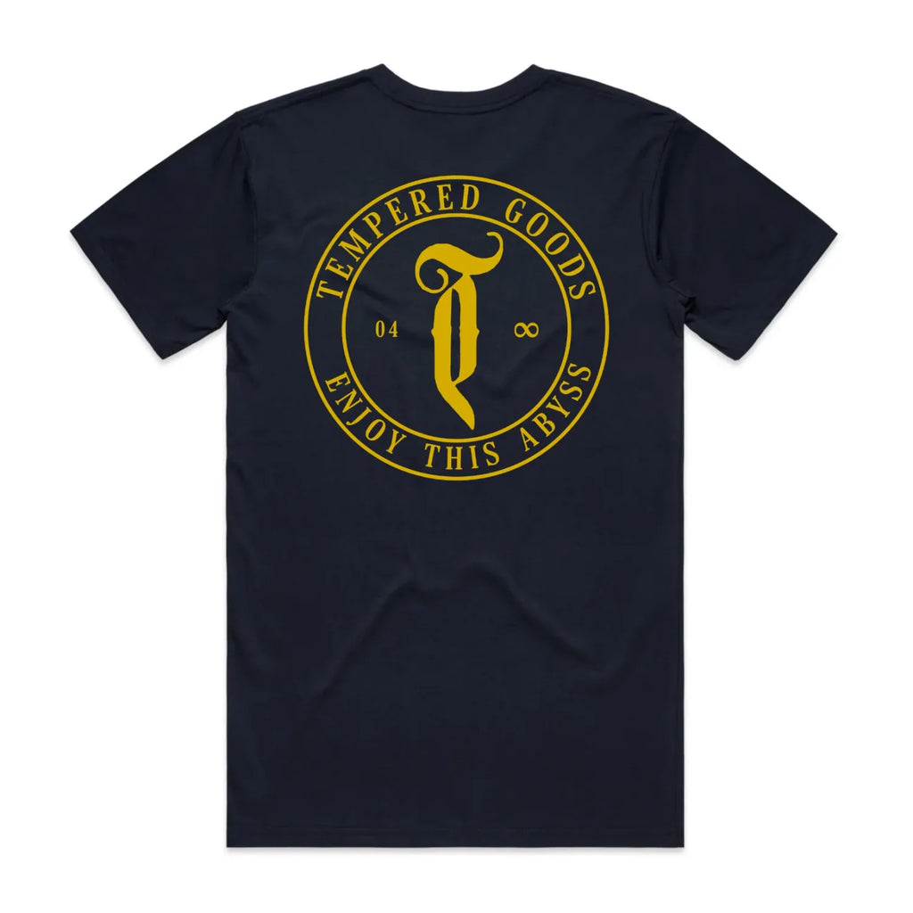 Tempered Logo BMX Tee - Navy