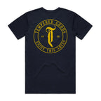 Tempered Logo BMX Tee - Navy