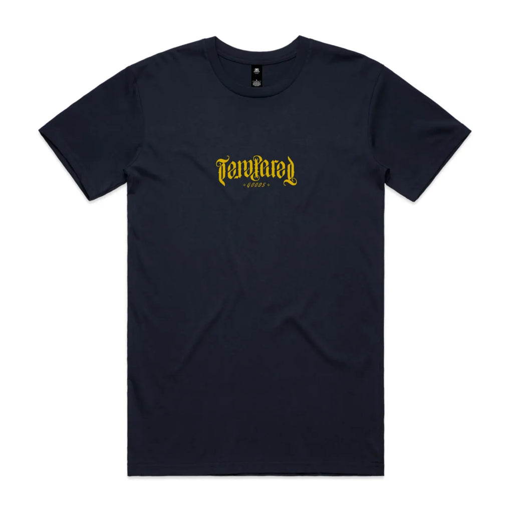 Tempered Logo BMX Tee - Navy