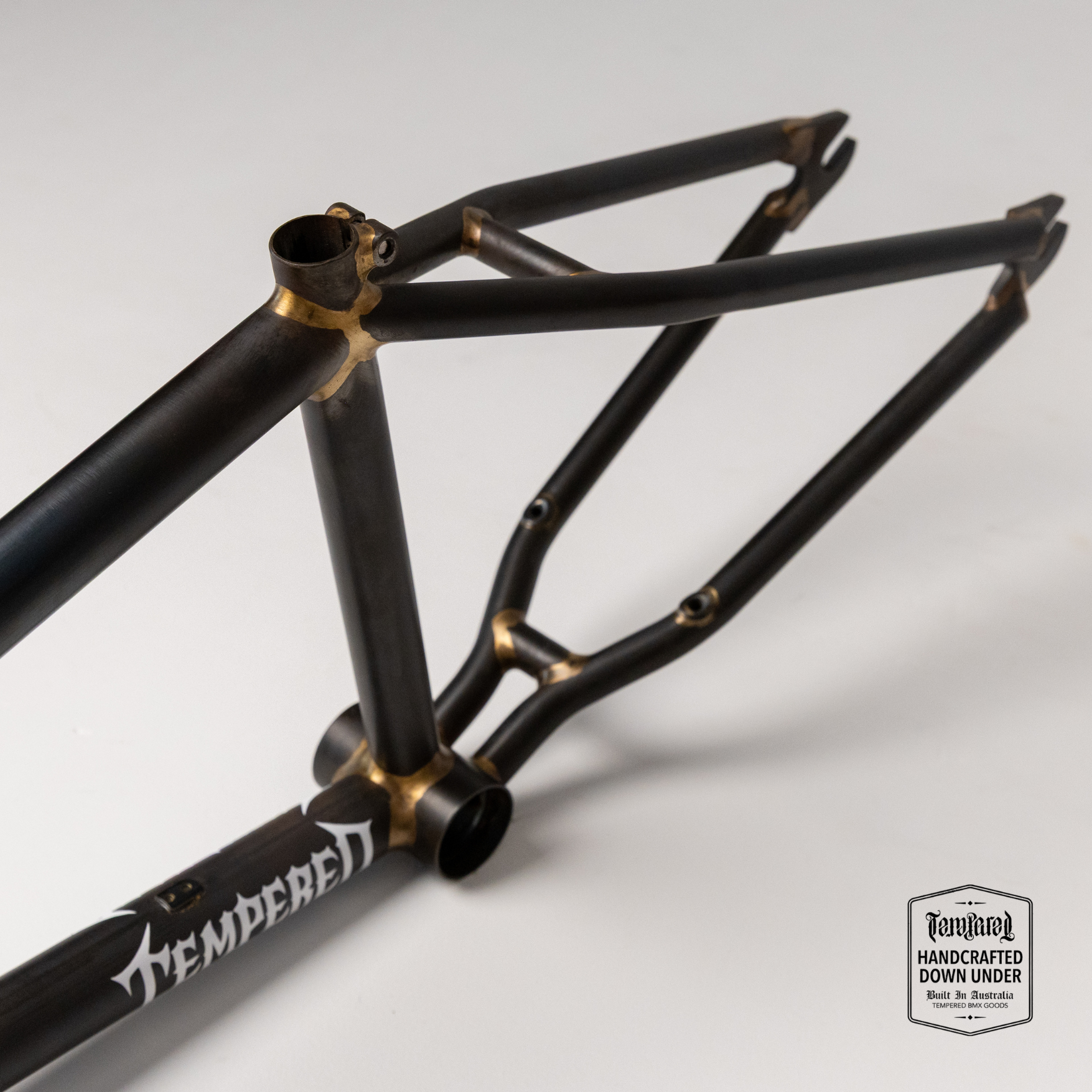 Tempered Harrow BMX Frame - HANDCRAFTED DOWN UNDER