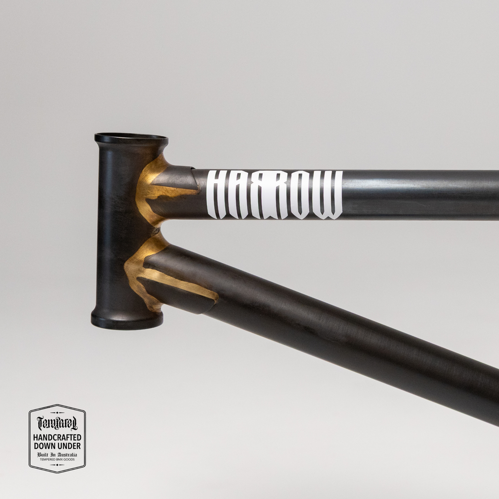 Tempered Harrow BMX Frame - HANDCRAFTED DOWN UNDER