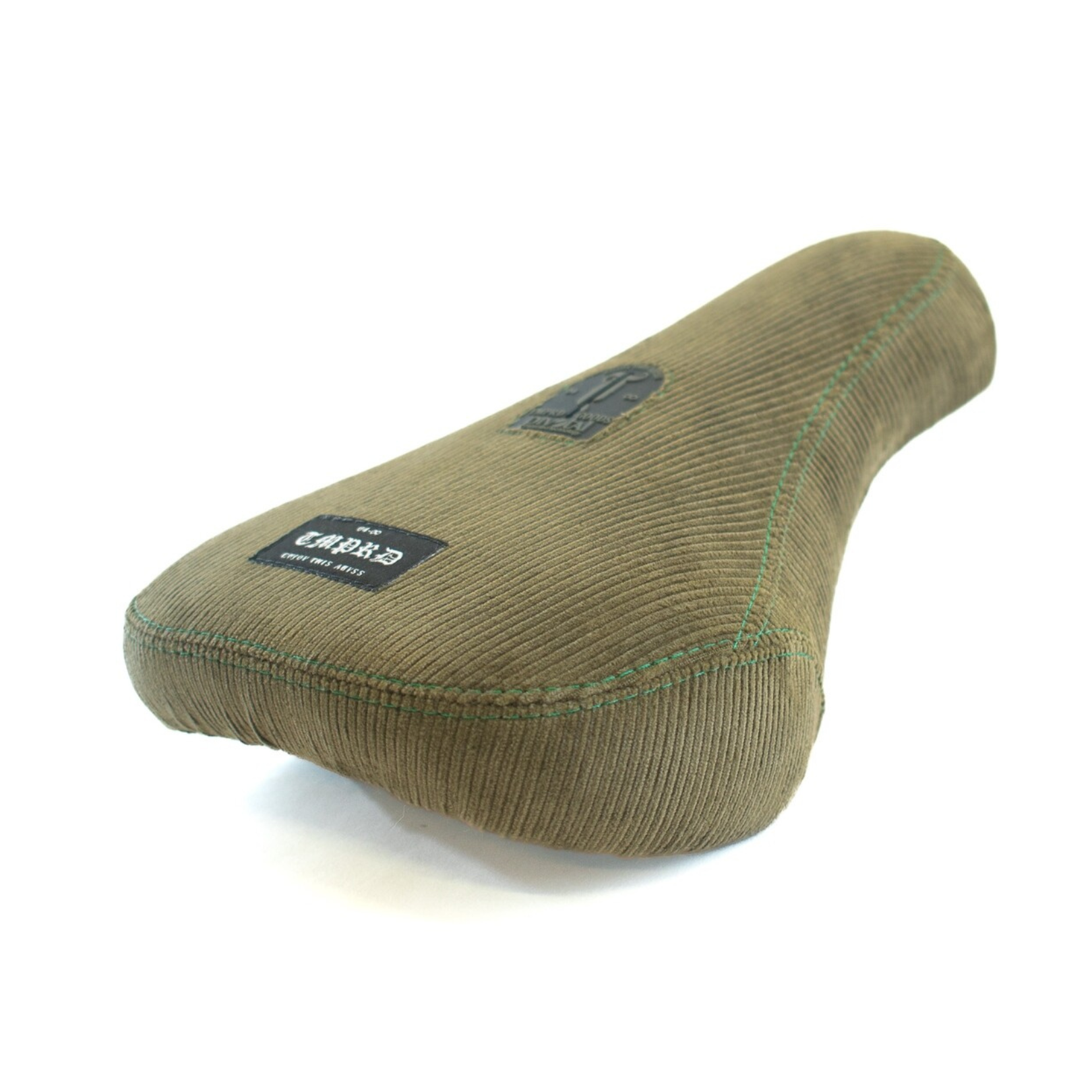 Tempered 70's Corduroy Green Pivotal BMX Seat