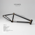 Tempered Vessel BMX Frame - HANDCRAFTED DOWN UNDER