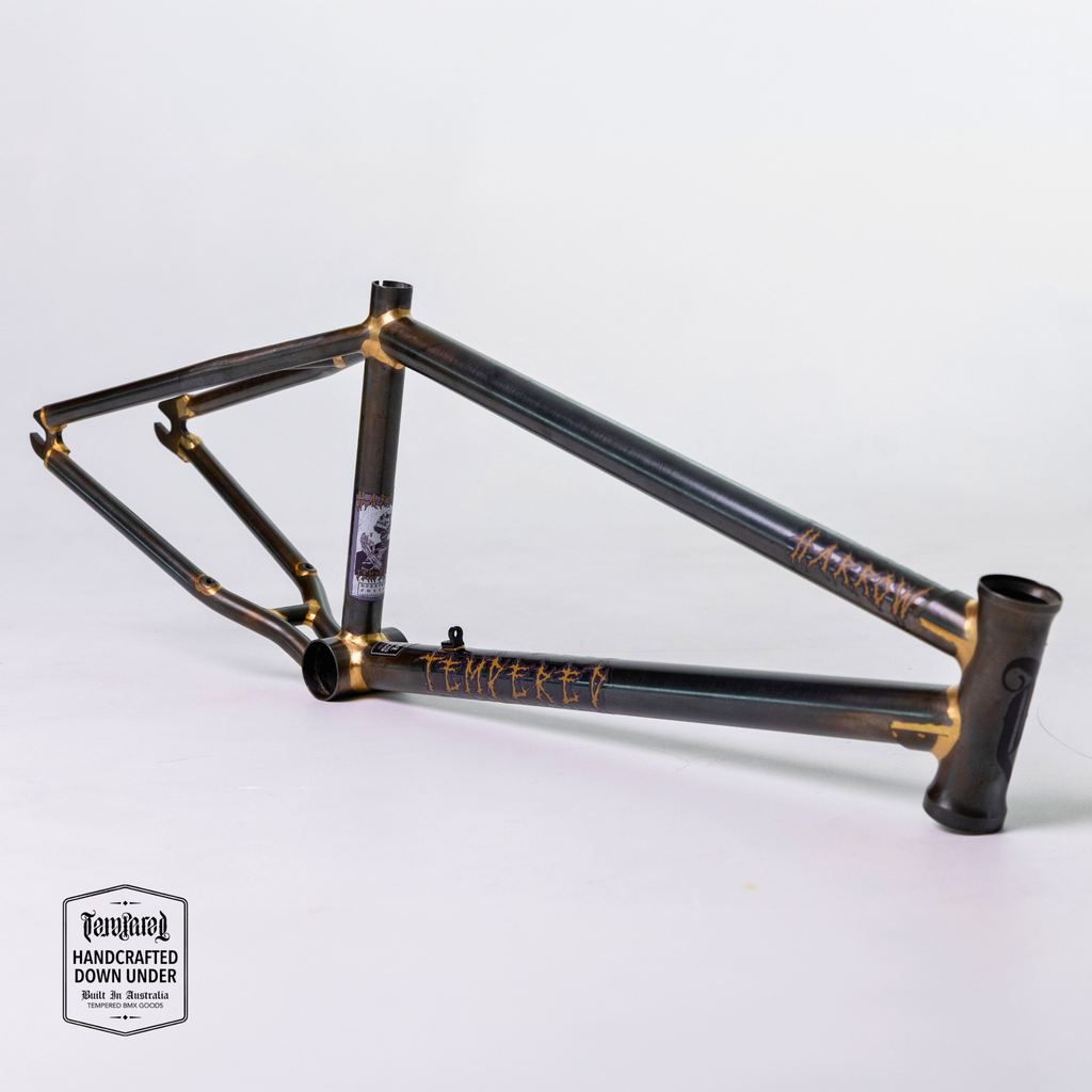 Tempered Harrow BMX Frame - HANDCRAFTED DOWN UNDER