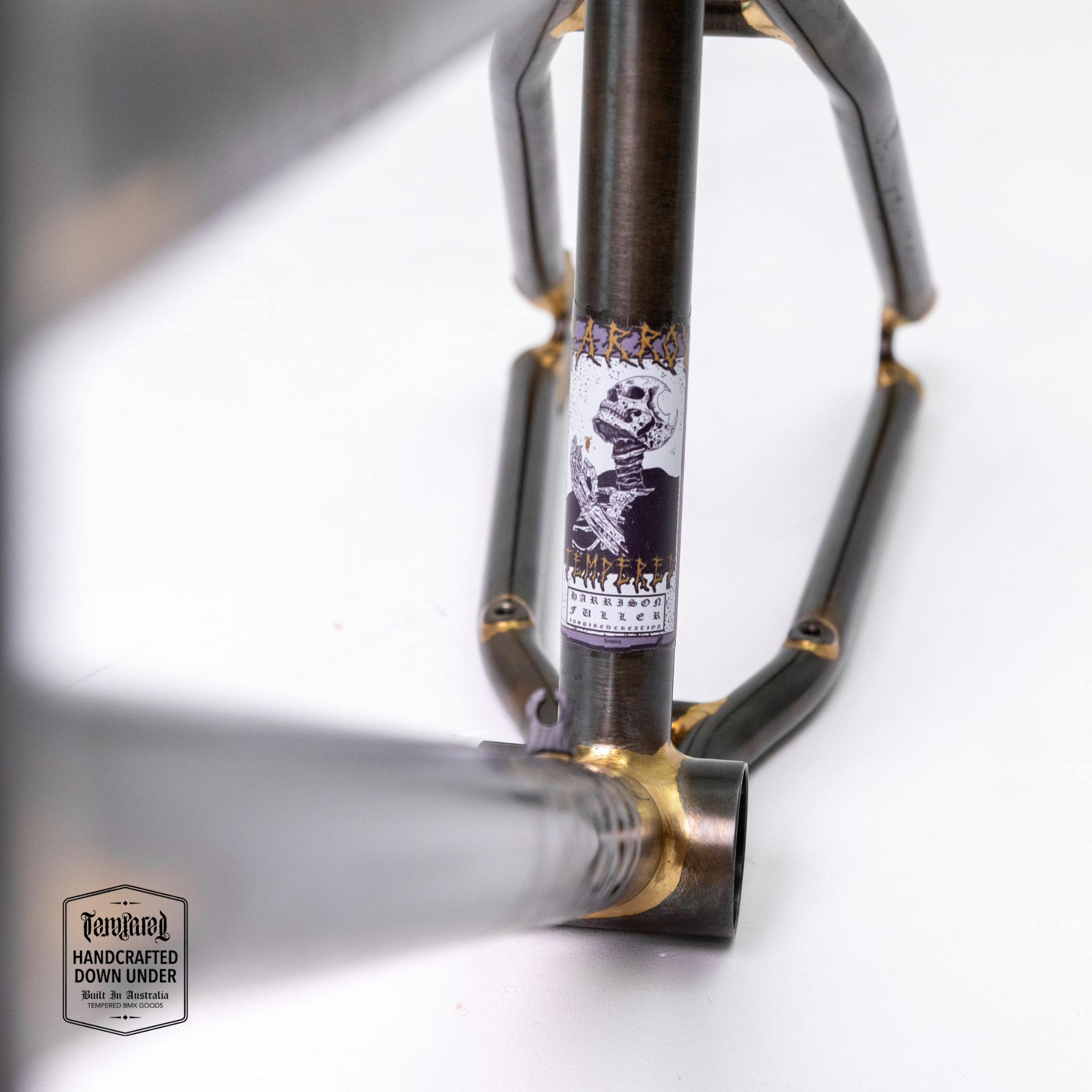 Tempered Harrow BMX Frame - HANDCRAFTED DOWN UNDER