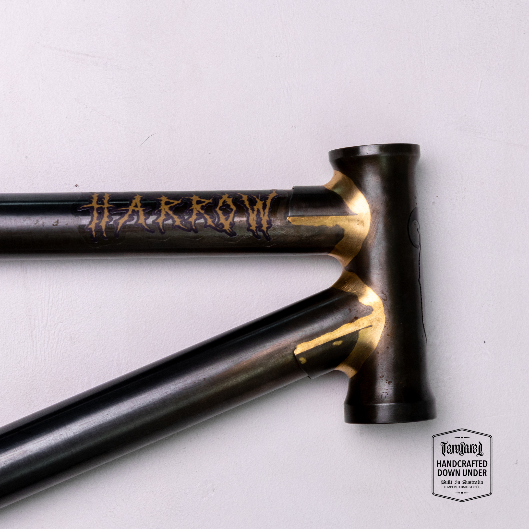 Tempered Harrow BMX Frame - HANDCRAFTED DOWN UNDER