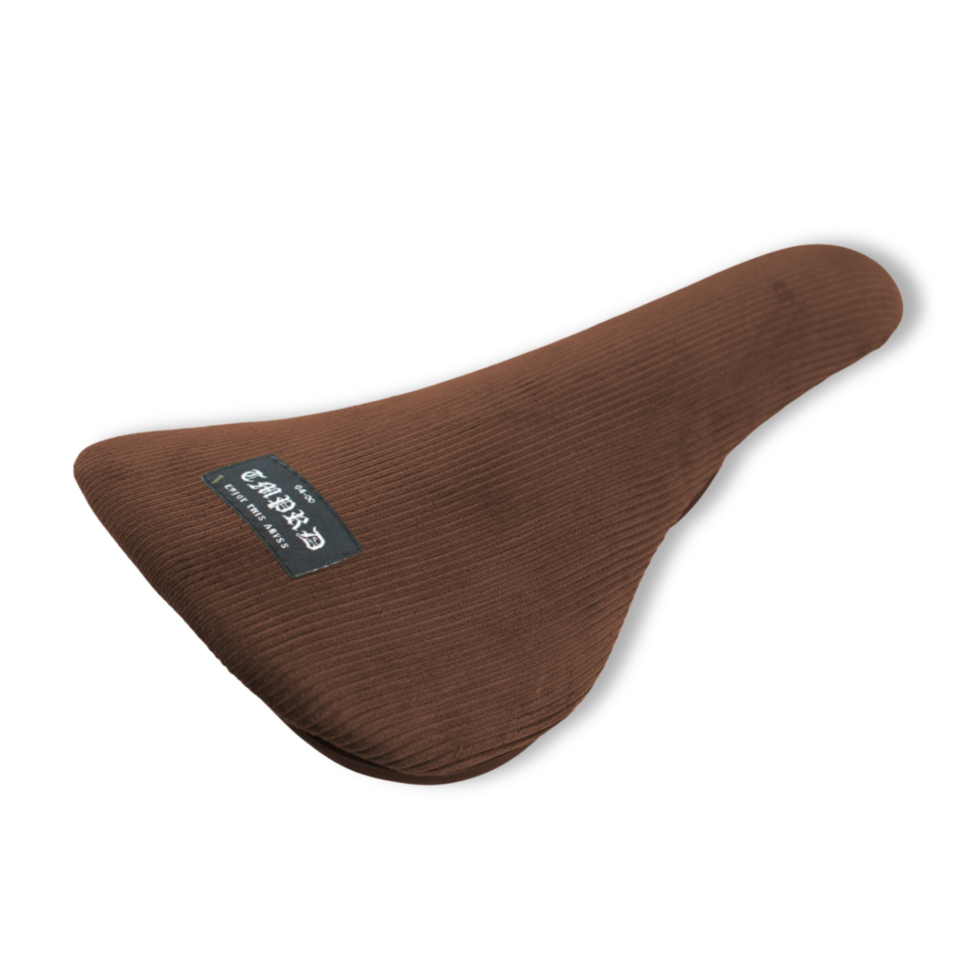 Tempered Corduroy Dark Tan Railed BMX Seat